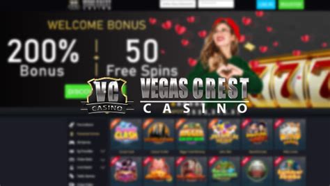 Vegas Crest Casino Review with No Deposit Bonus.